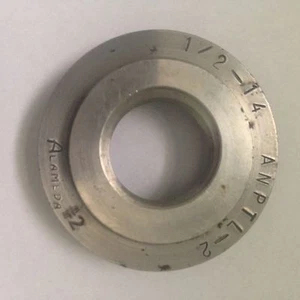 ALAMEDA 1/2"-14 ANPT L-2 PIPE TAPER THREAD RING GAUGE - Picture 1 of 3