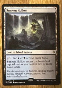 MTG Battle for Zendikar, Sunken Hollow -- Giocato leggero - Foto 1 di 2