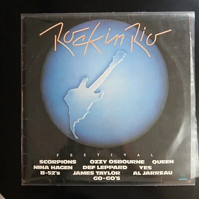Rock in Rio -  Various Artists - Brazil Only Ed. - 1984 - Very Rare LP Foto 1 de 4