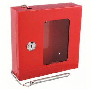 Emergency Lock Box: Key Lock, 3 Key Capacity, 6 3/4" With X 6 3/4" Height *NEW - Picture 1 of 6