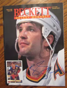 VINTAGE BRENDAN SHANAHAN AUTO SIGNED BECKETT MAGAZINE ST LOUIS BLUES RARE - Picture 1 of 2