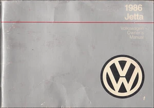 1986 VW Jetta Owners Manual Volkswagen User Operator Instruction Guide Book  - Bild 1 von 2