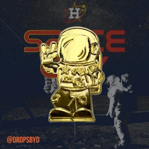 H-Town🤘Astronaut Hutnadel (Gold Edition) - Bild 1 von 8