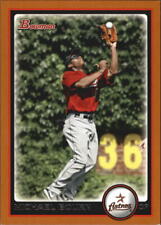 2010 Bowman Orange Houston Astros Baseball Card #131 Michael Bourn /250