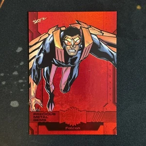 2024 Marvel Metal Avengers Falcon Card #24 Precious Metal Gems PMG Red #007/100 - Picture 1 of 2