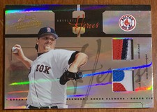 Roger CLEMENS 2005 Playoff Absolute Memorabilia Heroes Dual PATCH Relic 10/25