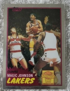 Magic Johnson Los Angeles Lakers Topps Commemorative Series Reprint #21 - Picture 1 of 2
