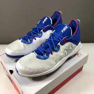Under Armour Harper 8 Elite TPU HOVR SIZE 14 Baseball Cleats 3026591-101 NEW - Picture 1 of 15