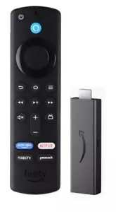 Amazon Fire TV Stick Dispositivo di streaming 4K con telecomando vocale Dolby Vision - Nero - Foto 1 di 8