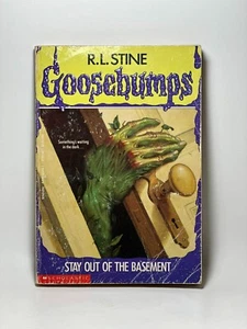 5th Print #2 Stay Out of the Basement Goosebumps Book Original R.L. Stine Cover - Imagen 1 de 14
