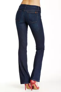 Jeans donna Joe's curvy bootcut vita media elasticizzati nuovi con etichette taglia 29 MYCA lavaggio scuro JOES - Foto 1 di 12