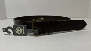Timberland Men's 32 Wide Genuine Leather Classic Jean Belt New With Tags - Picture 1 of 8