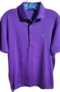 Greyson Mens Golf Polo Purple Size M - Picture 1 of 2