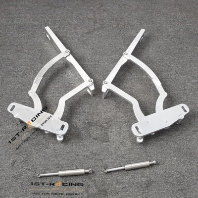 Пара алюминиевых петель капота в нормандском стиле для Chevrolet Camaro 1970-1981 Pontiac Firebird - Изображение 1 из 4