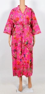 Beach Wear Caftan Dress Women's Cotton Kaftan Birds Printed Kimono 5 Pcs Lot - Bild 1 von 5