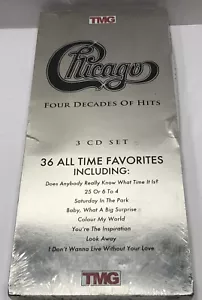 Chicago Four Decades of Hits 36 Hits! Audio CD By Chicago Brand New Sealed - Picture 1 of 3