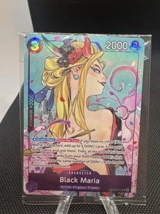 Black Maria OP08-074 SR Promo One Piece Illustration Box Vol. 2 PROMO Sealed - Bild 1 von 2