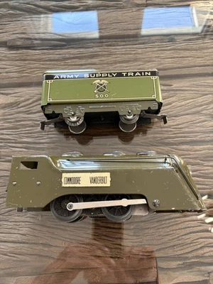 Vintage Marx Military Army Commodore Vanderbilt Locomotive, 1940’s - Image 1 of 4