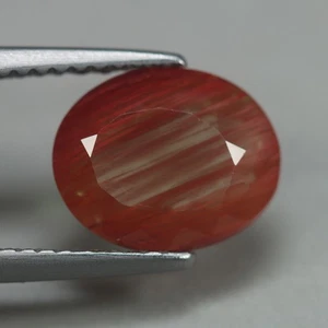 2.58 Cts_Ravishing Best Color_100 % Natural Unheated Red Andesine_Sunstone - Picture 1 of 3