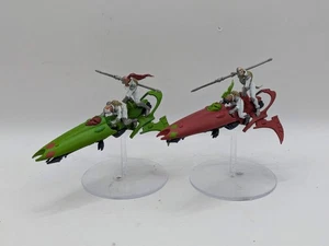 Warhammer 40k: Aeldari Eldar Harlequins Starweaver Jetbikes (AT071) - Picture 1 of 7