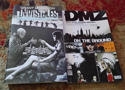 The Invisibles Book Four от Grant Morrison Vertigo DC Comics GN TPB + DMZ 1 - Изображение 1 из 4