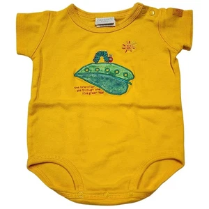 Carters Baby The Very Hungry Caterpillar Bodysuit 0-3M Yellow Eric Carle - Picture 1 of 4