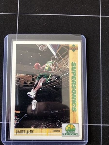 1991-92 UPPER DECK Shawn KEMP SEATTLE SUPERSONICS Mc Donalds FR #16 Not Mint - Bild 1 von 2