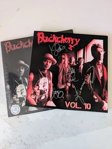 BUCKCHERRY VOL 10 CLEAR VINYL SIGNED RED COVER + USB CARD ONLY 100 ISSUED MINT!! - Picture 1 of 6