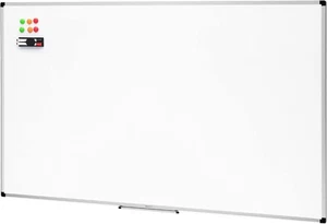Amazon Basics Magnetisches Whiteboard Mit Stiftablage Und Aluminium 90 x 60 cm - Foto 1 di 1
