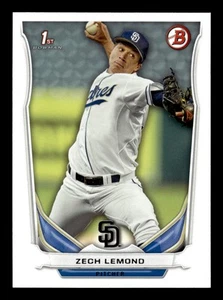 2014 Bowman Draft Zech Lemond #DP64 San Diego Padres - Picture 1 of 2