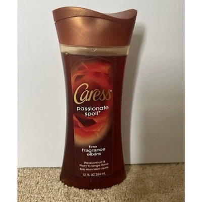 Jabón corporal Caress Passionate Spell Passionfruit & Fiery Orange Rose 12 oz RARO Foto 1 de 4