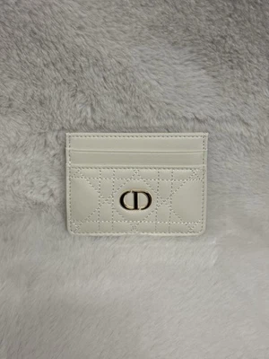 Tarjetero Christian Dior CD Caro Freesia blanco Foto 1 de 4