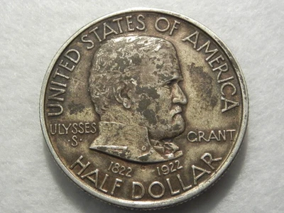 1922 Grant half dollar commemorative silver half dollar coin - Image 1 of 2