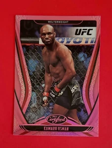 Kamaru Usman ~ 2021 Panini Chronicles UFC Certified ~ Pink Parallel - Picture 1 of 2