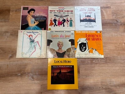 7 Vinyl Record Lot Hero Knopfler Morgan irene Lawrence Arabia I Do Hit the Deck+ Foto 1 de 4