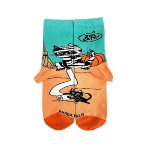 Bad Cat Mummy Socks (Ages 3-7) from the Sock Panda - Picture 1 of 8