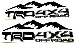 TRD TOYOTA RACING DEVELOPMENT 4x4 OFF ROAD TACOMA TUNDRA MOUNTAIN DECAL STICKER - Bild 1 von 7