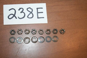 1978 Honda GL 1000 Goldwing Radiator Side Trim Mounting Nuts Washers OEM 78 A - Picture 1 of 3