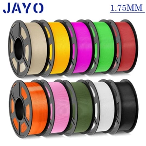JAYO PLA 3D Drucker Filament PLA+ PETG SILK ABS TPU matt 1,75mm 1,1KG schwarz - Bild 1 von 219