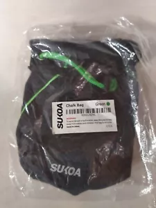 borsa in gesso sukoa verde e nero arrampicata su roccia bouldering - Foto 1 di 4