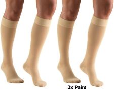 Truform Compression Stockings 30-40 mmHg [Beige] Short Length (8845s) [2x Pairs]