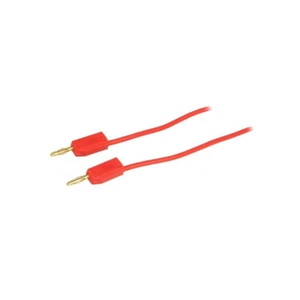 PPOM-TL2-1/R Messleitung 2mm Bananenstecker-2mm Bananenstecker L: 1m rot - Picture 1 of 1