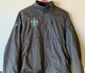 Chaqueta de fútbol americano Michigan State Spartans para hombre Swiss Tech XL cremallera completa - Imagen 1 de 12