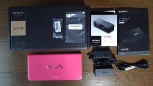 SONY VAIO P VPCP119KJ Pink Windows 7 AtomTM Z530 1.60GHz 2GB SSD64GB UMPC - Picture 1 of 8