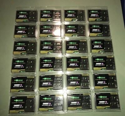 Ganchos de pesca de carpa Korda Kaptor micro púas Choddy tamaño 10 - 24 OFERTA DE PAQUETE 240 Foto 1 de 3