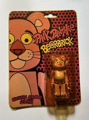 BE@RBRICK Pink Panther USJ Limited bearbrick 100%  Medicom Toy - Image 1 of 2