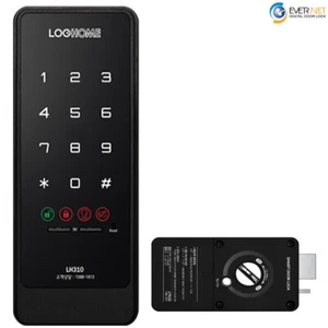 Evernet LH-310 schwarz Touch schlüsselloses digitales Türschloss Sicherheit - Bild 1 von 7