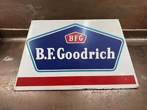 Vintage RARE 1957 Canadian B. F Goodrich White & Blue Tire Stand Display 