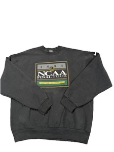 Vintage 90s Nike Sweatshirt Herren XL schwarz 1995 NCAA Final Four Basketball Seattle - Bild 1 von 10