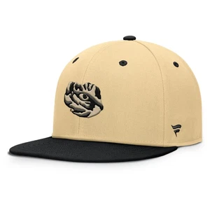 Sombrero ajustado de equilibrio para hombre Fanatics caqui/negro LSU Tigers - Imagen 1 de 4